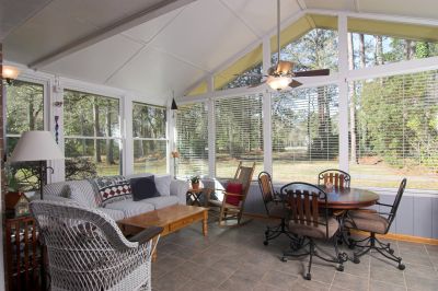Fall Sunroom Setup